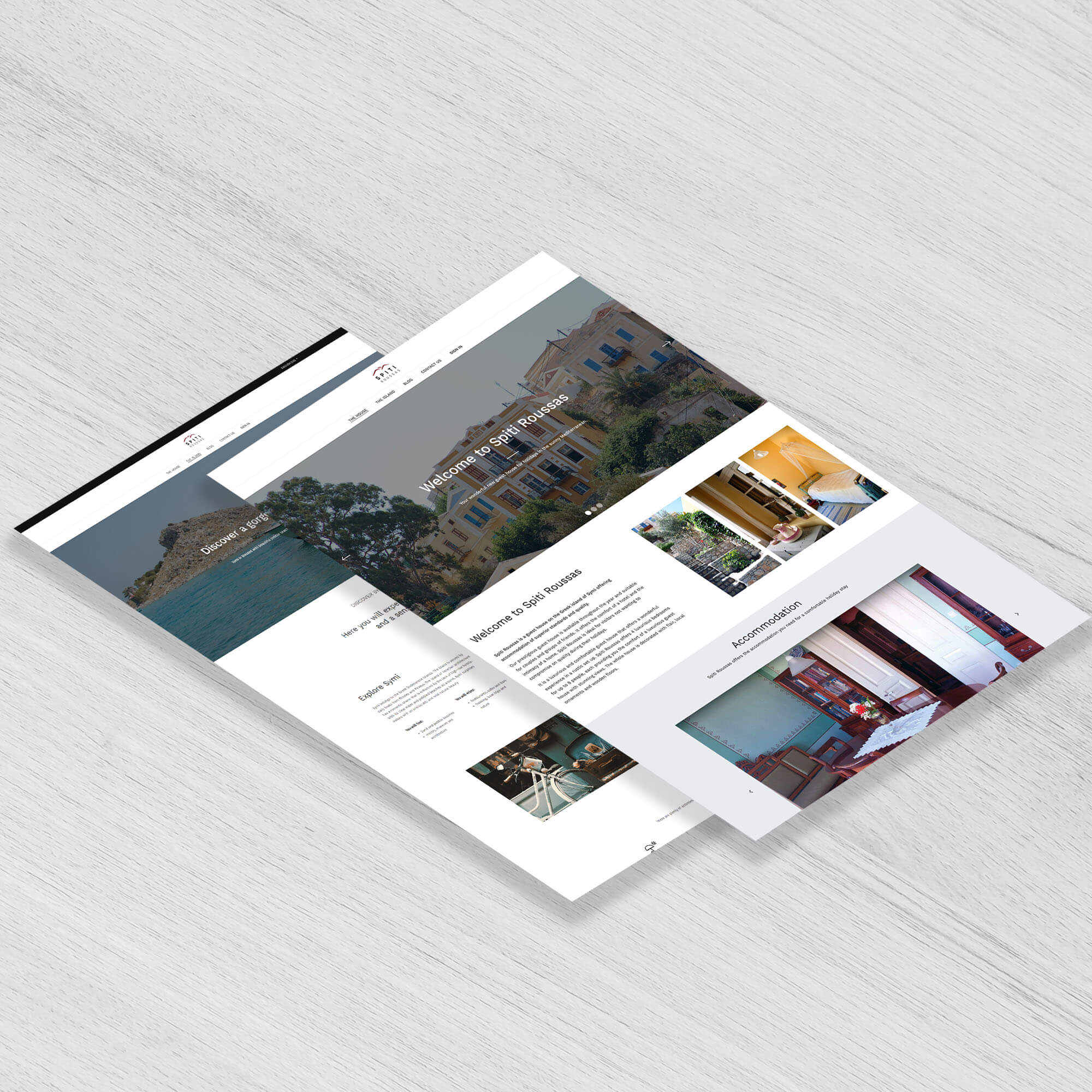 Spiti Roussas WordPress site Spiti Roussas in Symi, Greece 2