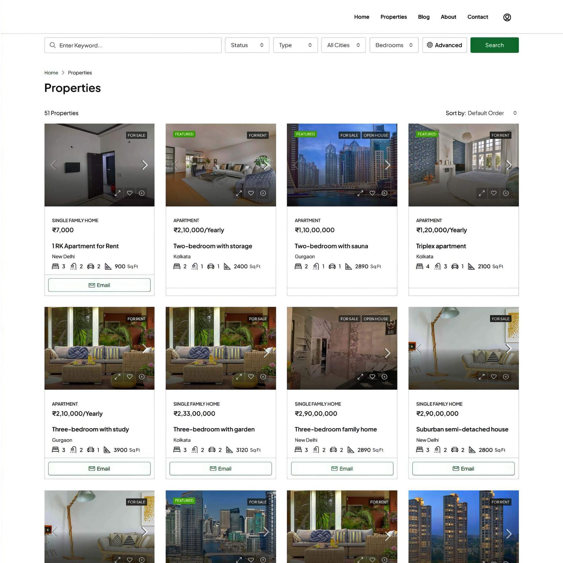 Gateway Homes WordPress website Gateway Homes Noida, Gurgaon, NewDelhi, Kolkota 3